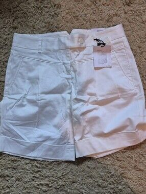 Express White Tailored Shorts Sz.2 NWT